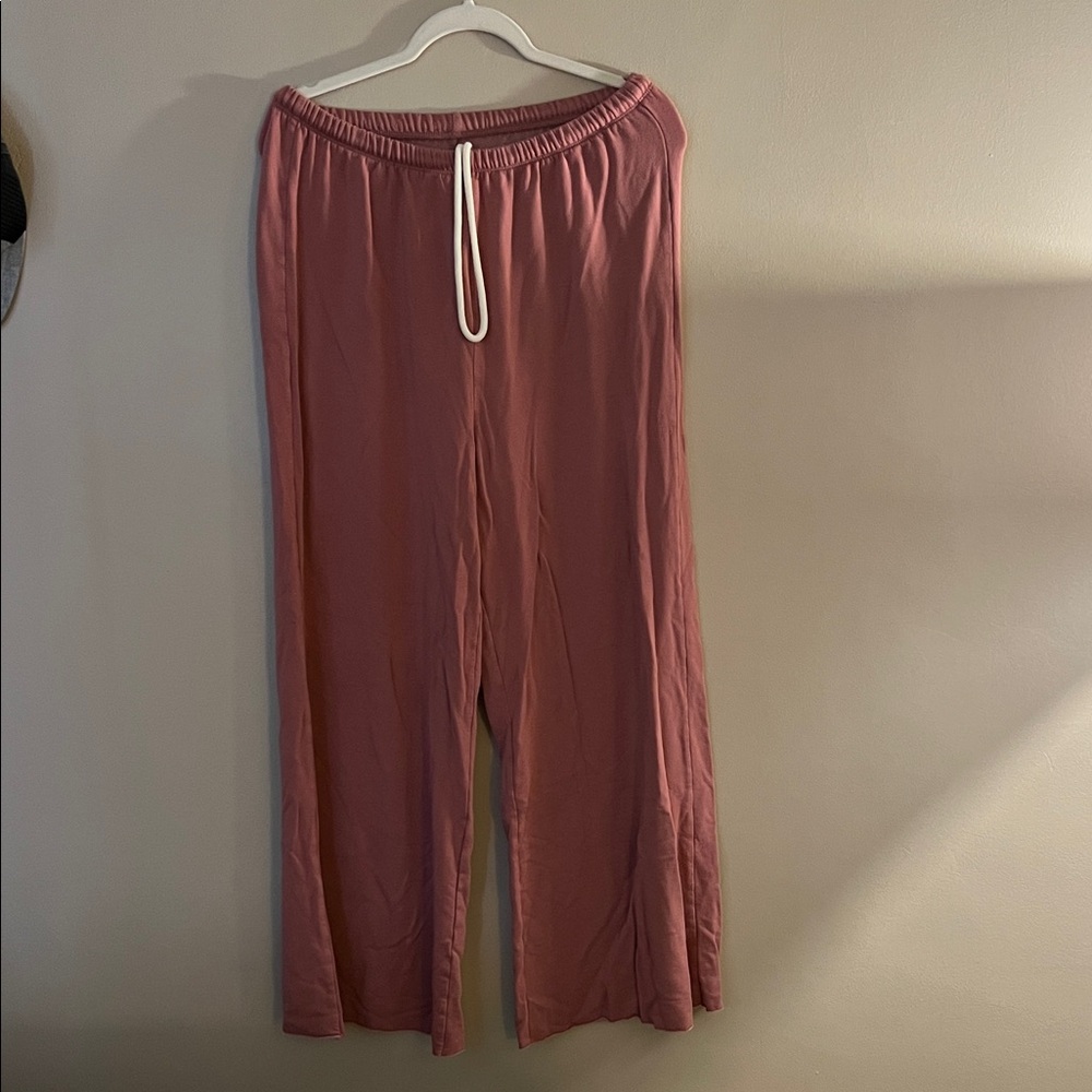 Offline Mauve Super Wide-Leg Fleece Pants